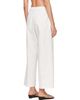 Cordera Cordera White Soft Cotton Straight Trousers - 3