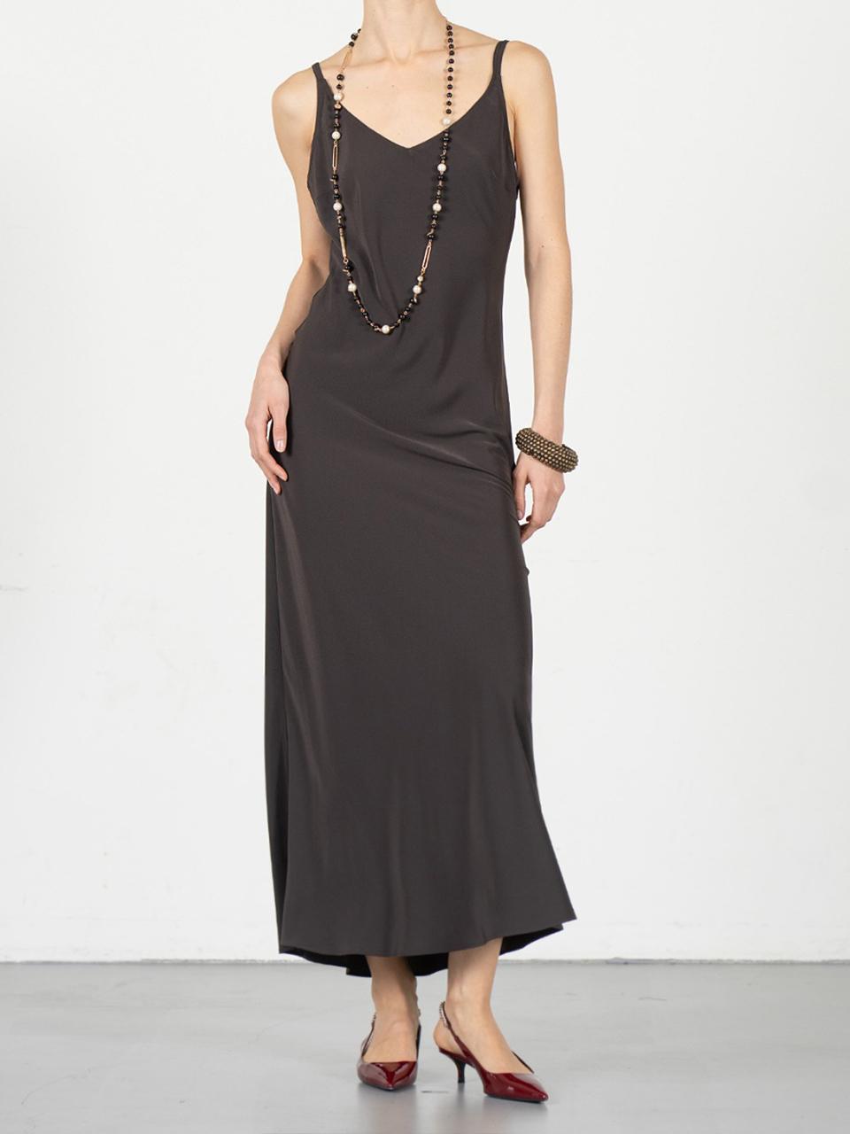 cordinary Cami Strap Maxi Dress [Brown]