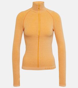 Cordova Cordova Sierra ribbed-knit half-zip ski top