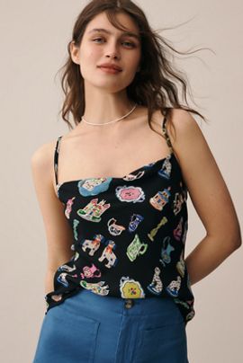 Corey Lynn Calter - Calista Embroidered Basque-Waist Midi Dress