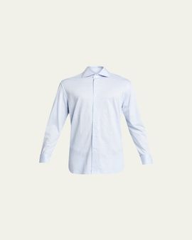 Corneliani Men's Melange Sport Shirt
