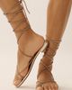 CoRNETTI Lecce Toe-Ring Lace-Up Sandals - 2
