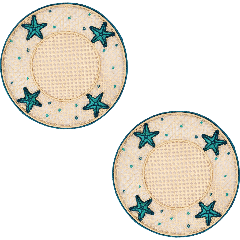 Coro Cora Coro Cora Starfish 3D Placemat - Set of 2