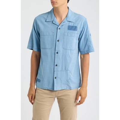 Corridor Corridor Patchwork Cotton Camp Shirt