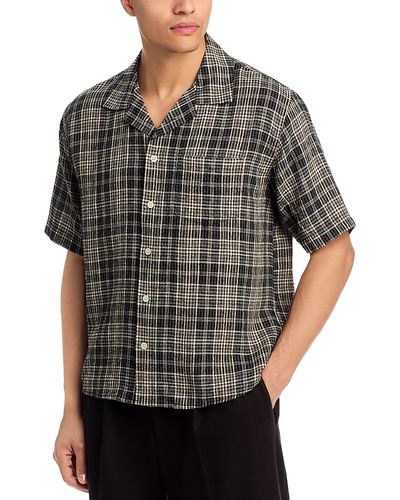 Corridor Corridor Plaid Seersucker Short Sleeve Shirt