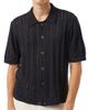Corridor Corridor Pointelle Knit Stripe Shirt - 1