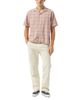 Corridor Corridor Relaxed Fit Linen Plaid Short Sleeve Shirt - 2