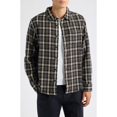 Corridor Corridor Spacerock Long Sleeve Plaid Cotton Shirt