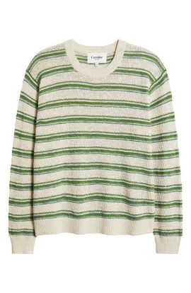 Corridor Corridor Stripe Cotton, Linen & Silk Sweater