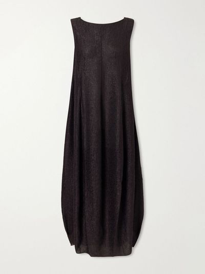 CORTANA Anhelo crinkled silk-chiffon maxi dress