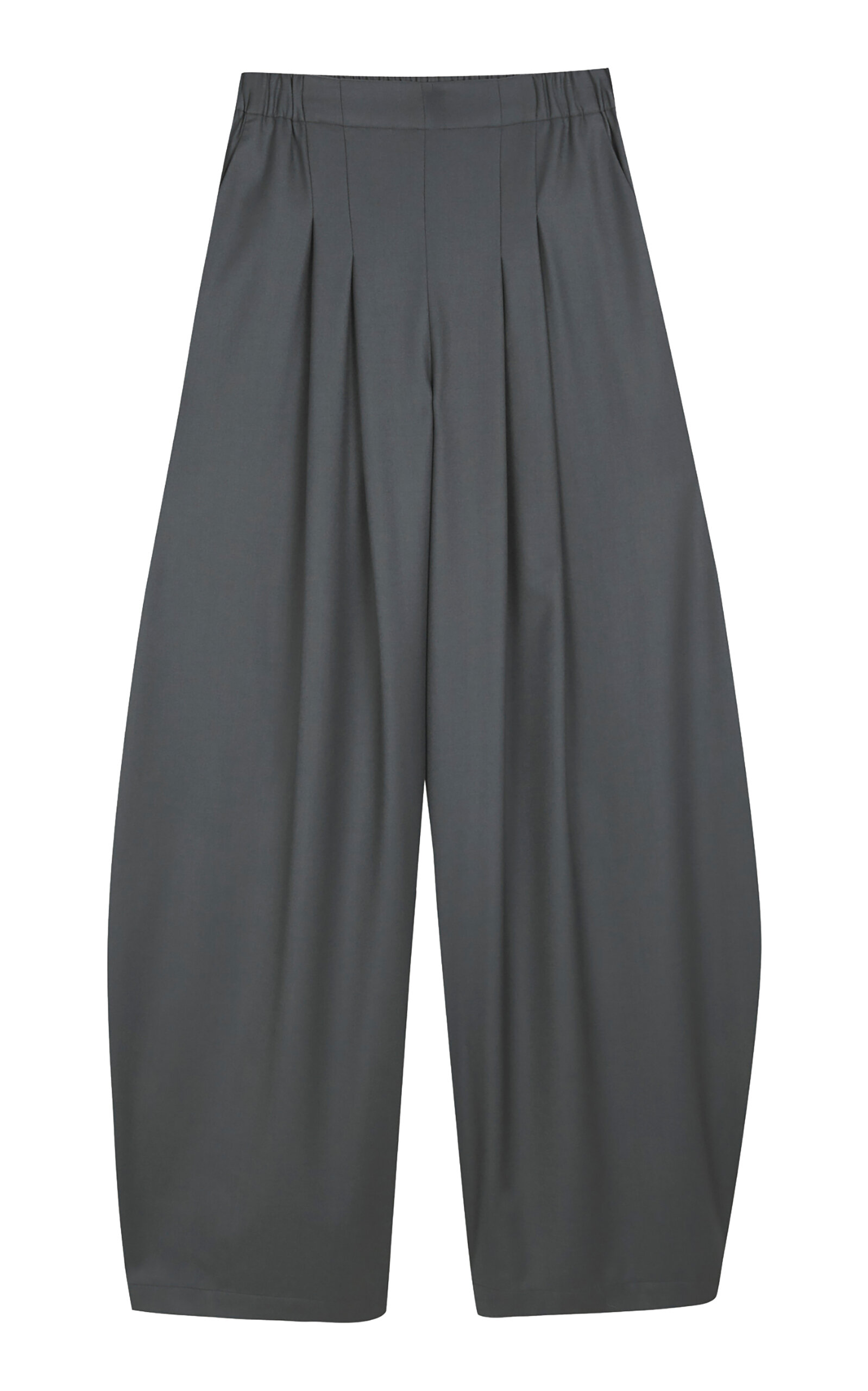 Cortana Cortana Ahora Pleated Wool Wide leg Pants
