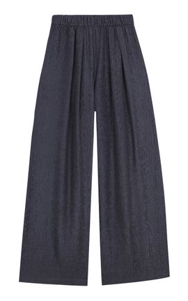 Cortana Cortana Anhelo Silk Chiffon Wide Leg Pants
