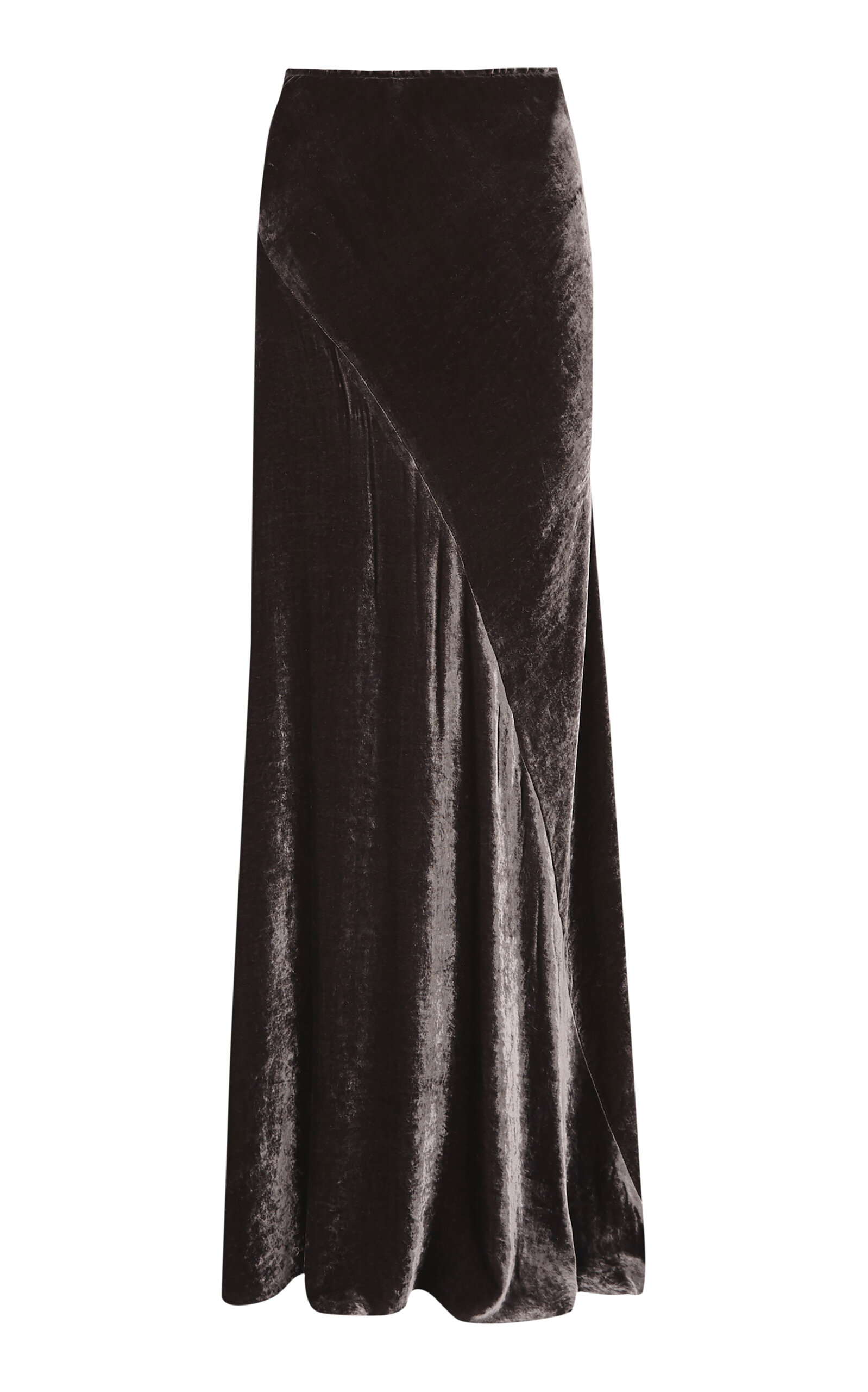 Cortana Cortana Iris Velvet Maxi Skirt