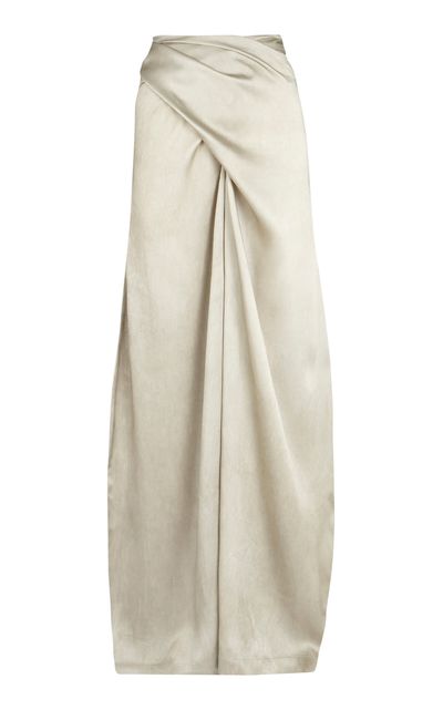 Cortana Cortana Ocaso Satin Wrap Pants