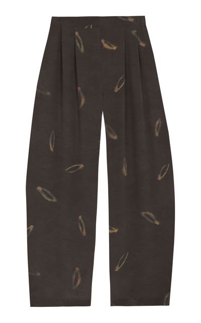 Cortana Cortana Thea Silk Straight Leg Pants