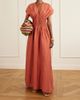 CORTANA Elena gathered woven maxi dress - 2