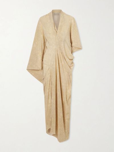 CORTANA Mayu printed silk maxi dress