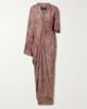 CORTANA Mayu satin maxi dress - 1