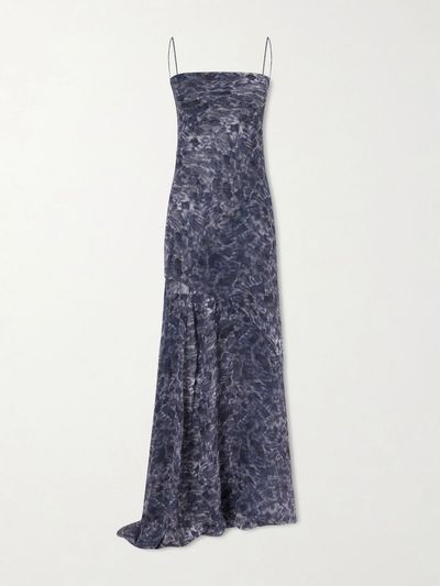 CORTANA Meena silk-satin maxi dress