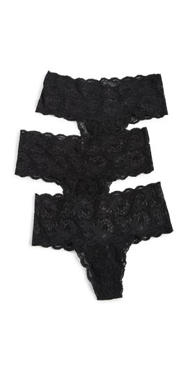 Cosabella Cosabella Never Say Never Comfy Thongs 3 Pack Mando Pnkli Wht L/XL
