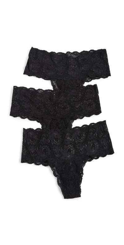 Cosabella Cosabella Never Say Never Comfy Thongs 3 Pack Mando Pnkli Wht L/XL