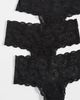 Cosabella Cosabella Never Say Never Comfy Thongs 3 Pack Mando Pnkli Wht L/XL - 2