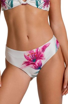 Cosita Linda Cosita Linda Beaded Floral Hipster Bikini Bottoms