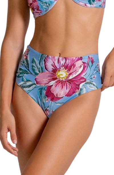 Cosita Linda Cosita Linda Beaded High Waist Tie Back Bikini Bottoms