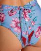 Cosita Linda Cosita Linda Beaded High Waist Tie Back Bikini Bottoms - 4