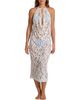 Cosita Linda Cosita Linda Halter Open Stitch Cover-Up Minidress - 1
