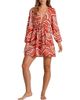 Cosita Linda Cosita Linda Print Tie Waist Cover-Up Minidress - 1