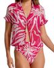 Cosita Linda Cosita Linda Relaxed Fit Semisheer Crop Cover-Up Shirt - 1