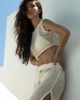 Cosita Linda Cosita Linda Sheer Crop Cotton Blend Crochet Cover-Up Top - 2