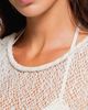 Cosita Linda Cosita Linda Sheer Crop Cotton Blend Crochet Cover-Up Top - 4