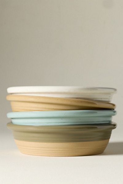 Costa Nova Scotia Stoneware Pasta Bowls, Set of 4
