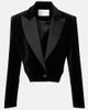 Costarellos Costarellos Cotton velvet blazer - 1