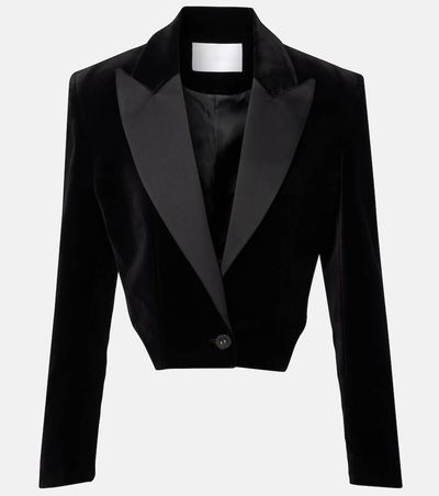 Costarellos Costarellos Cotton velvet blazer