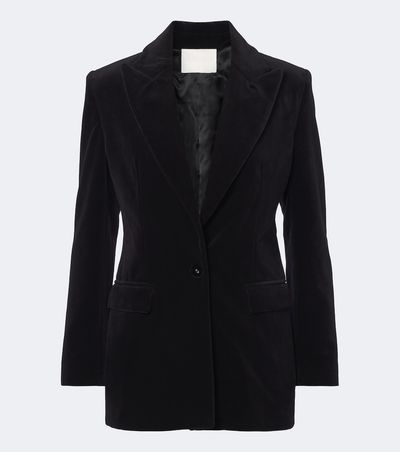 Costarellos Costarellos Daimy cotton velvet blazer