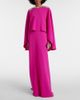 Costarellos Costarellos Elin embellished caped crêpe gown - 2