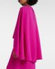 Costarellos Costarellos Elin embellished caped crêpe gown - 5
