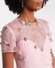 Costarellos Costarellos Embellished crêpe gown - 3