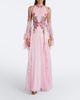 Costarellos Costarellos Embellished floral-appliquÃ© silk gown - 2