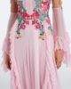 Costarellos Costarellos Embellished floral-appliquÃ© silk gown - 4