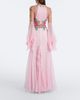 Costarellos Costarellos Embellished floral-appliquÃ© silk gown - 6