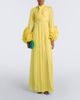 Costarellos Costarellos Floral-appliqué plated Lurex® georgette gown - 2