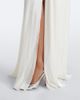 Costarellos Costarellos Floral-appliqué pleated gown - 5