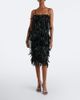 Costarellos Costarellos Julita embellished fringed cocktail dress - 2