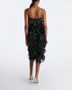 Costarellos Costarellos Julita embellished fringed cocktail dress - 5
