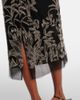 Costarellos Costarellos Leyla beaded tulle midi skirt - 5