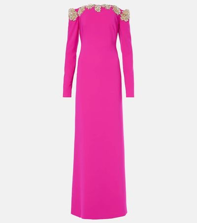 Costarellos Costarellos Meline embellished off-shoulder gown